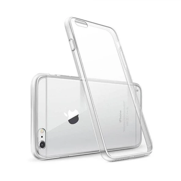 Apple iPhone 6S 2.0 MM Korumalı Silikon Kılıf Şeffaf - 2