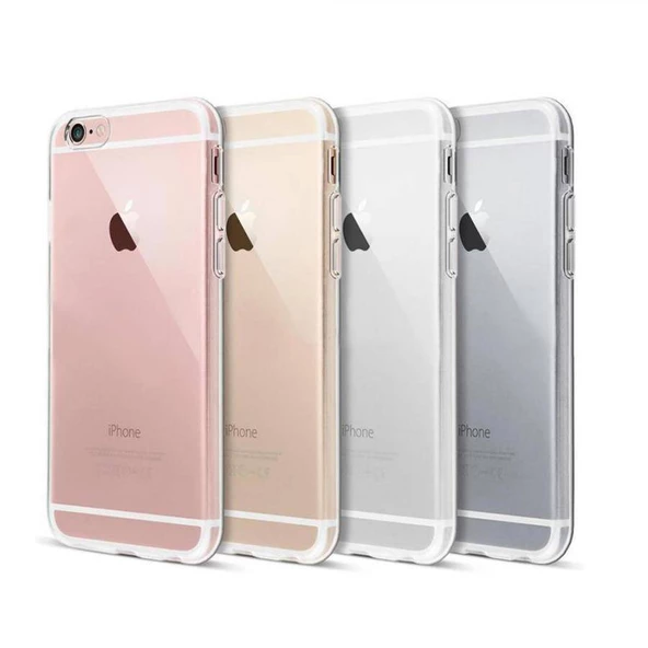 Apple iPhone 6S 2.0 MM Korumalı Silikon Kılıf Şeffaf - 3