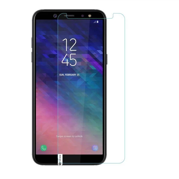 Samsung Galaxy A6 Plus Standart Kırılmaz Cam