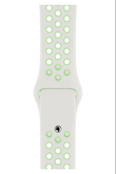 Apple Watch Series 2 44 MM Fileli Kordon Beyaz-Yeşil ürün görseli 1