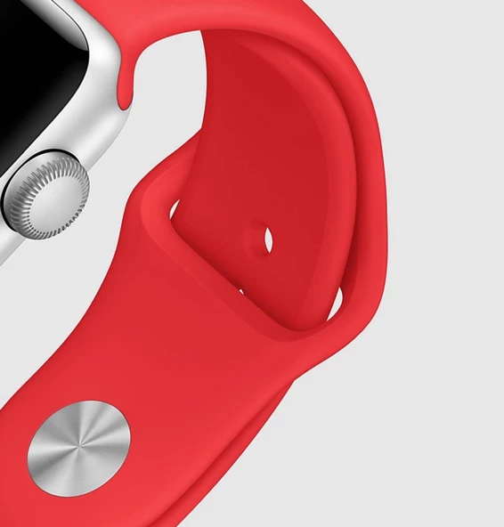 Apple Watch Series 3 42 MM Fileli Kordon Gri-Siyah - 6
