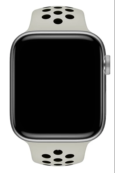 Apple Watch Series 3 42 MM Fileli Kordon Gri-Siyah - 2