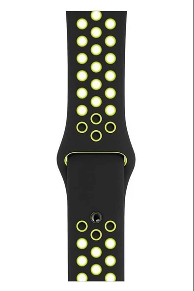 Apple Watch Series 4 44 MM Fileli Kordon Siyah-Sarı ürün görseli 1