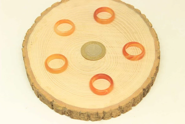 Akik Taşı Yüzük 6mm Kalınlığında (Standart Ölçü) - Resim 2