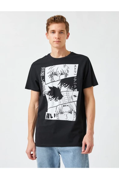 Anime Baskılı Tişört - 3