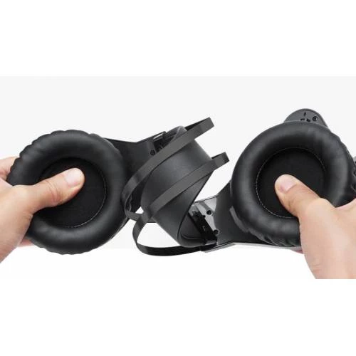 Polham Profesyonel 3.5mm Led Işıklı Katlanabilir Gaming Kulaklık Oyuncu Kulaklığı Gerçek Ses Deneyim - 2