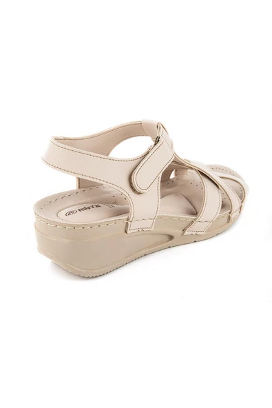 Muya Simbole Anatomik Taban Topuk Dikeni Kadın Sandalet - 11