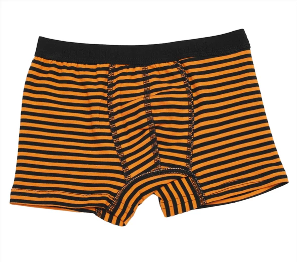 Öztaş 3704 Çocuk Çizgili Likralı Boxer Külot - 3