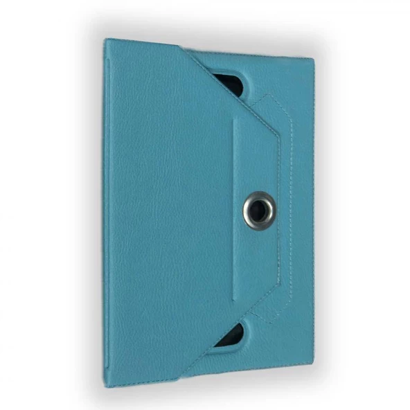 Hometech İdeal Tab 9 Universal Dönerli Standlı Tablet Kılıfı Turkuaz - 1