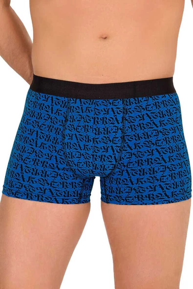 Berrak 4480 Erkek Likralı Desenli Boxer - 12