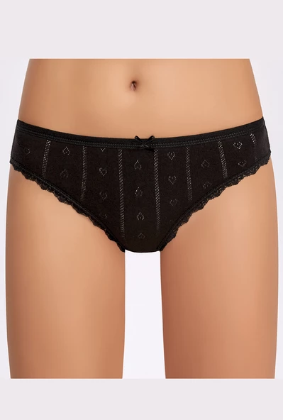 İlke Dantelli Kadın Düşük Bel Bikini Külot 273-272 - 4