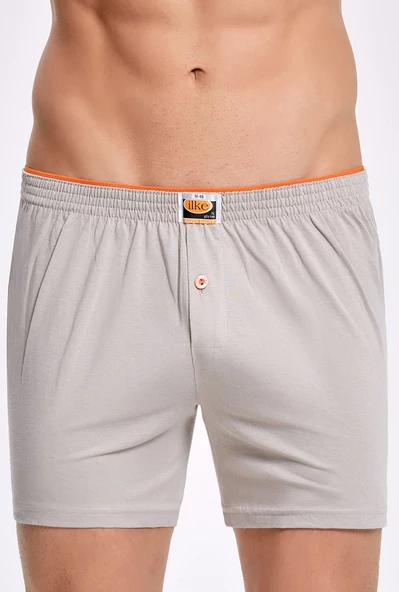 İlke 011 Düz Renkli Penye Boxer - 5