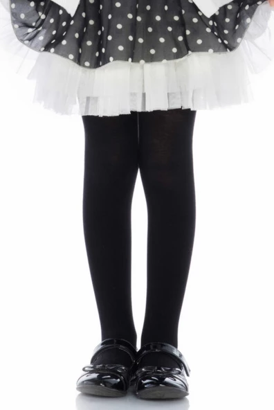 Penti Çocuk Extra Cotton Pamuklu Düz Külotlu Çorap - 3