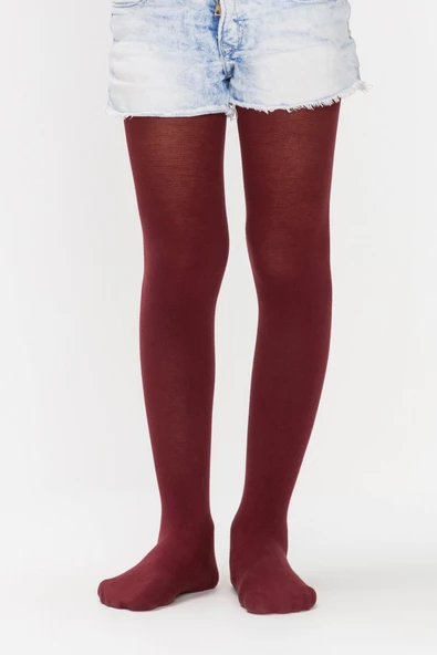Penti Çocuk Extra Cotton Pamuklu Düz Külotlu Çorap - 5