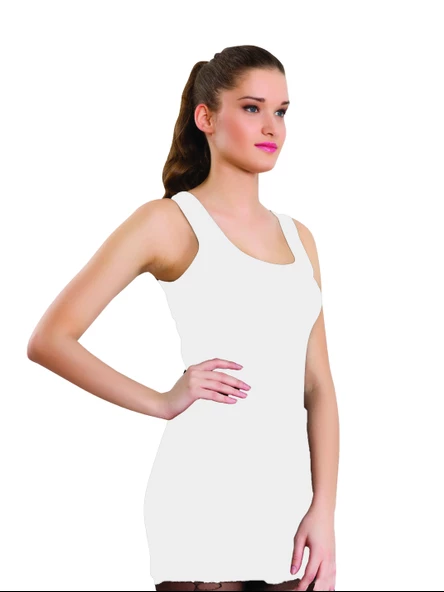 Dono 2228 Kadın Geniş Askılı Uzun Body Atlet