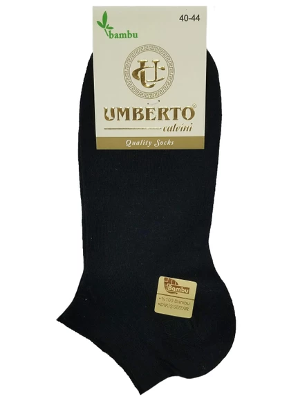 Umberto 12 Adet Erkek Doğal Bambu Patik Çorap -307 - 2