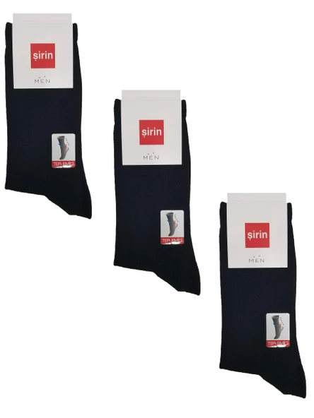 Şirin 12'li Paket Pamuklu Likralı Erkek Çorap - 3