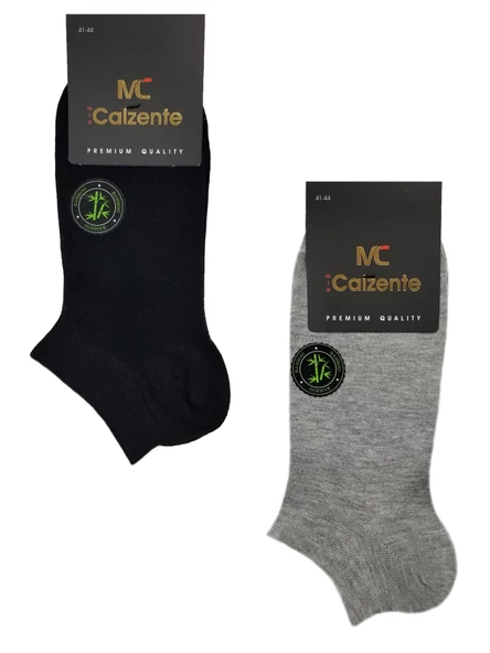 Mia Calzente 6 Adet Erkek Doğal Bambu Patik Çorap - 3