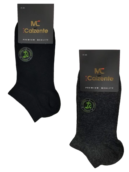 Mia Calzente 6 Adet Erkek Doğal Bambu Patik Çorap - 9