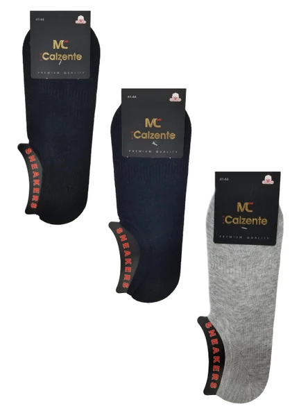 Mia Calzente 6 Adet Erkek Sneakers Model Babet Çorap - 11