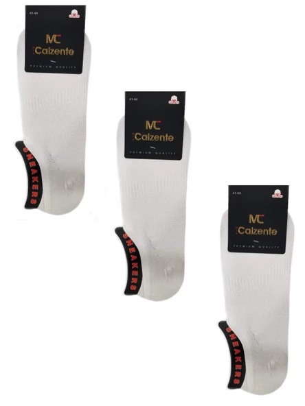 Mia Calzente 3 Adet Erkek Sneakers Model Babet Çorap - 2