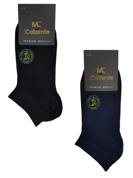 Mia Calzente 6 Adet Erkek Doğal Bambu Patik Çorap - 7
