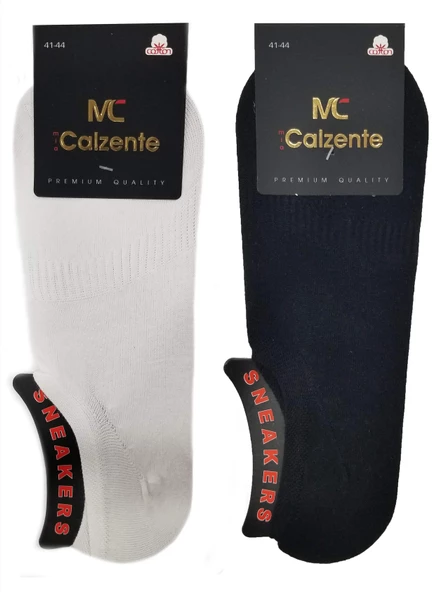 Mia Calzente 12 Adet Erkek Sneakers Model Babet Çorap - 2