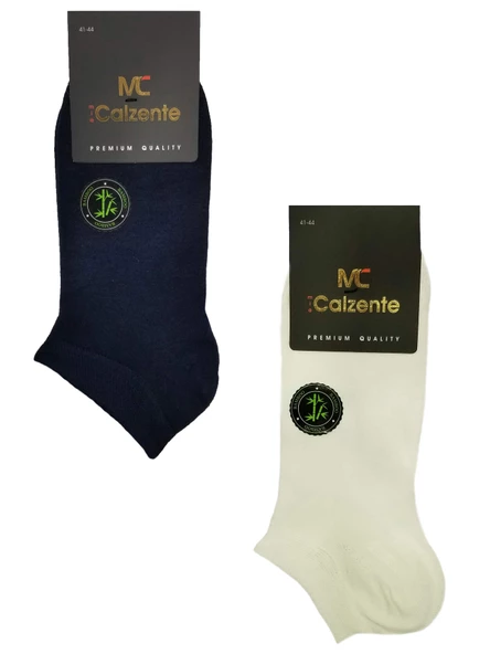 Mia Calzente 6 Adet Erkek Doğal Bambu Patik Çorap - 11
