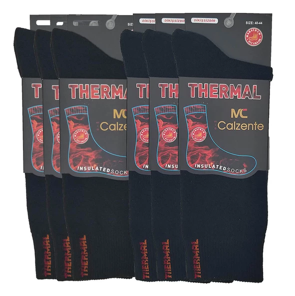 Mia Calzente 6 Adet Thermal (Termal) Erkek Çorap - 5