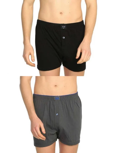 Tutku 117 Erkek Düz Penye Boxer 6'lı Paket - 8