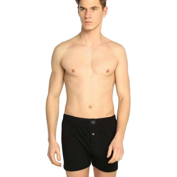 Tutku 117 Erkek Düz Penye Boxer 6'lı Paket - 4