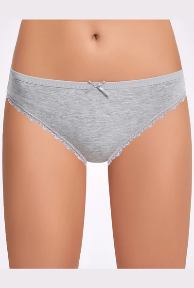 İlke 278 Kadın Melanj Dantel Bikini Külot - 3