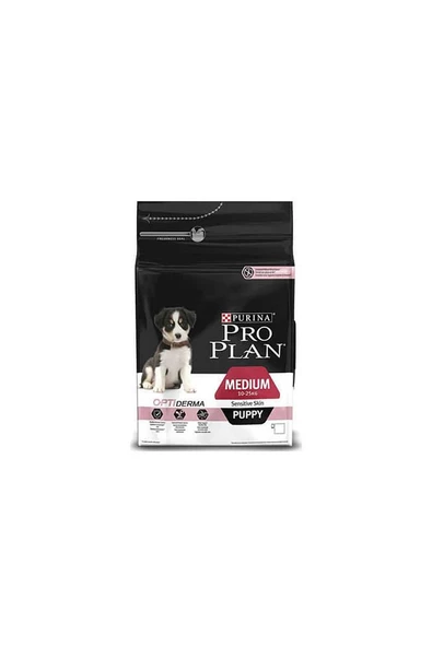 Pro Plan Puppy Medium Sensitive Skin Somonlu Orta Irk Yavru Köpek Maması 3kg