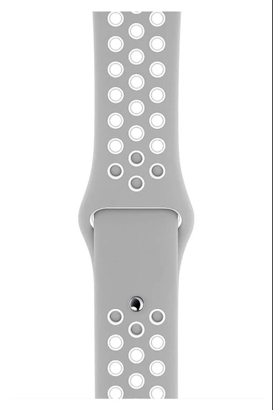 Apple Watch Series 6 44 MM Fileli Kordon Gri-Beyaz ürün görseli 1