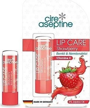 Cire Aseptine Lip Care Çilek Dudak Nemlendirici 4,5 G