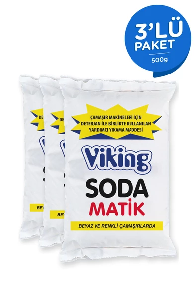 Viking Toz Soda Matik 500 gr 3 Adet