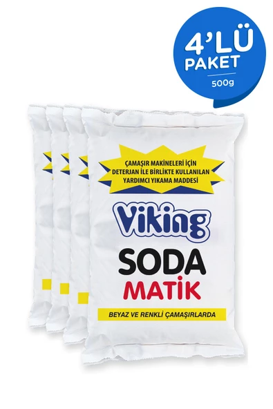 Viking Toz Soda Matik 500 gr 4 Adet