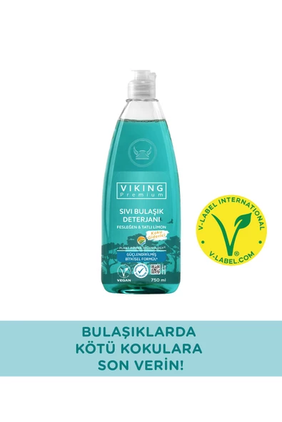 Viking Premium Bulaşık Deterjanı Fesleğen & Limon 750 ml 1 Adet - 2