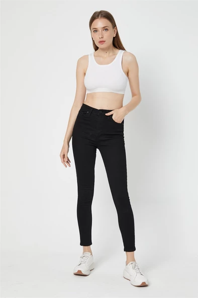 Bayan Yeni Model Kot Pantolon 754343 - 1