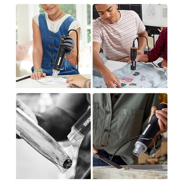 Worx Wx743.9 Makerx 20Volt Profesyonel Sıcak Hava Tabancası (Akü Dahil Değildir) - 6