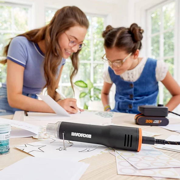 Worx Wx743.9 Makerx 20Volt Profesyonel Sıcak Hava Tabancası (Akü Dahil Değildir) - 9