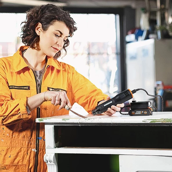 Worx Wx743.9 Makerx 20Volt Profesyonel Sıcak Hava Tabancası (Akü Dahil Değildir) - 7