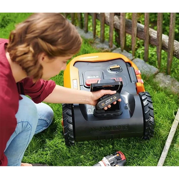 Worx Wr147e.1 20Volt 4.0Ah. 20Cm Landroıd Tam Otonom Kömürsüz Çim Biçme Robotu - 10