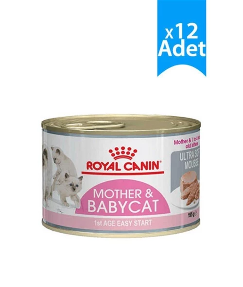 Royal Canin Baby Cat Yavru Kedi Konservesi 195 Gr x 12 adet