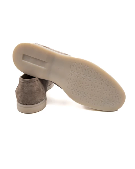 Allegro Toprak Hakiki Süet Deri Erkek Loafer Ayakkabı - 3