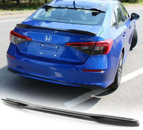 Honda Civic 2022 Spoiler Pianoblack - 2