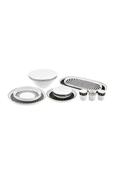 Streamline Girdap 59 Parça 12 Kişilik New Bone Yemek Takımı - 3