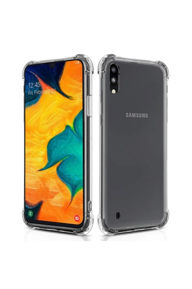 Samsung Galaxy A20 Şeffaf Tank Silikon Kapak
