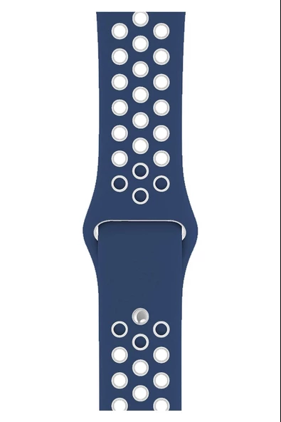 Apple Watch Series 3 44 MM Fileli Kordon Lacivert-Beyaz ürün görseli 1