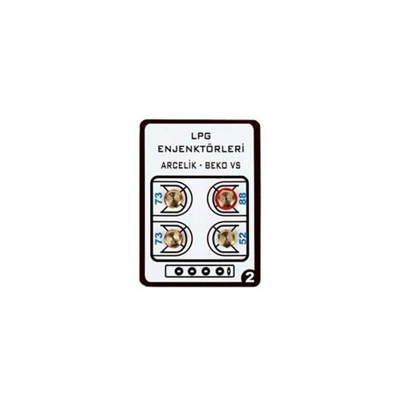 Lpg Ocak Memesi̇ Enjektör 4lü Set Arçelik Beko Uyumlu Lpg Tüp - 2